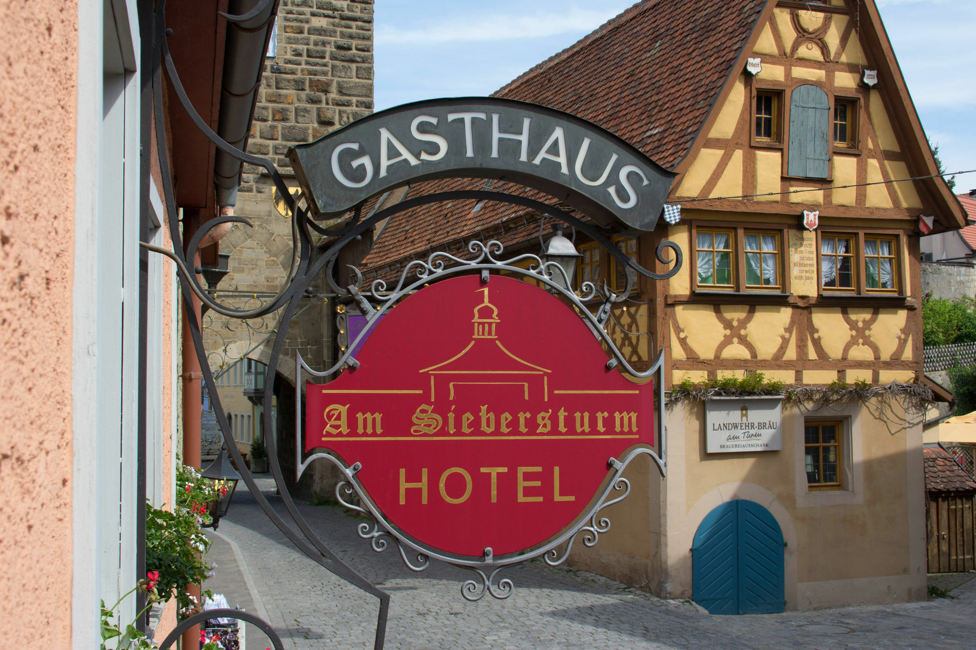 Hotel Am Siebersturm Ротенбург об дер Таубер Екстериор снимка